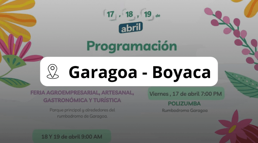 1.er Festival Turístico del Valle de Tenza y Feria Expoempresarial en Garagoa